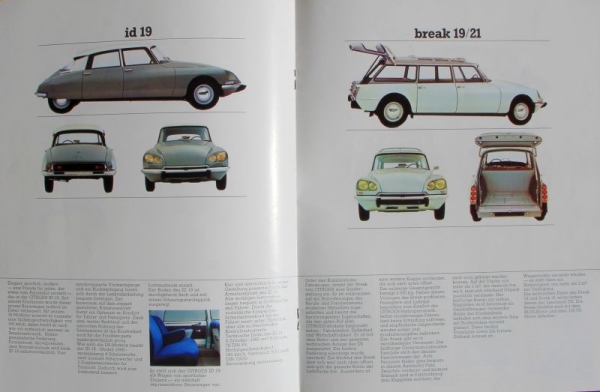 Citroen Modelprogram 1968 Carbrochure (4938)